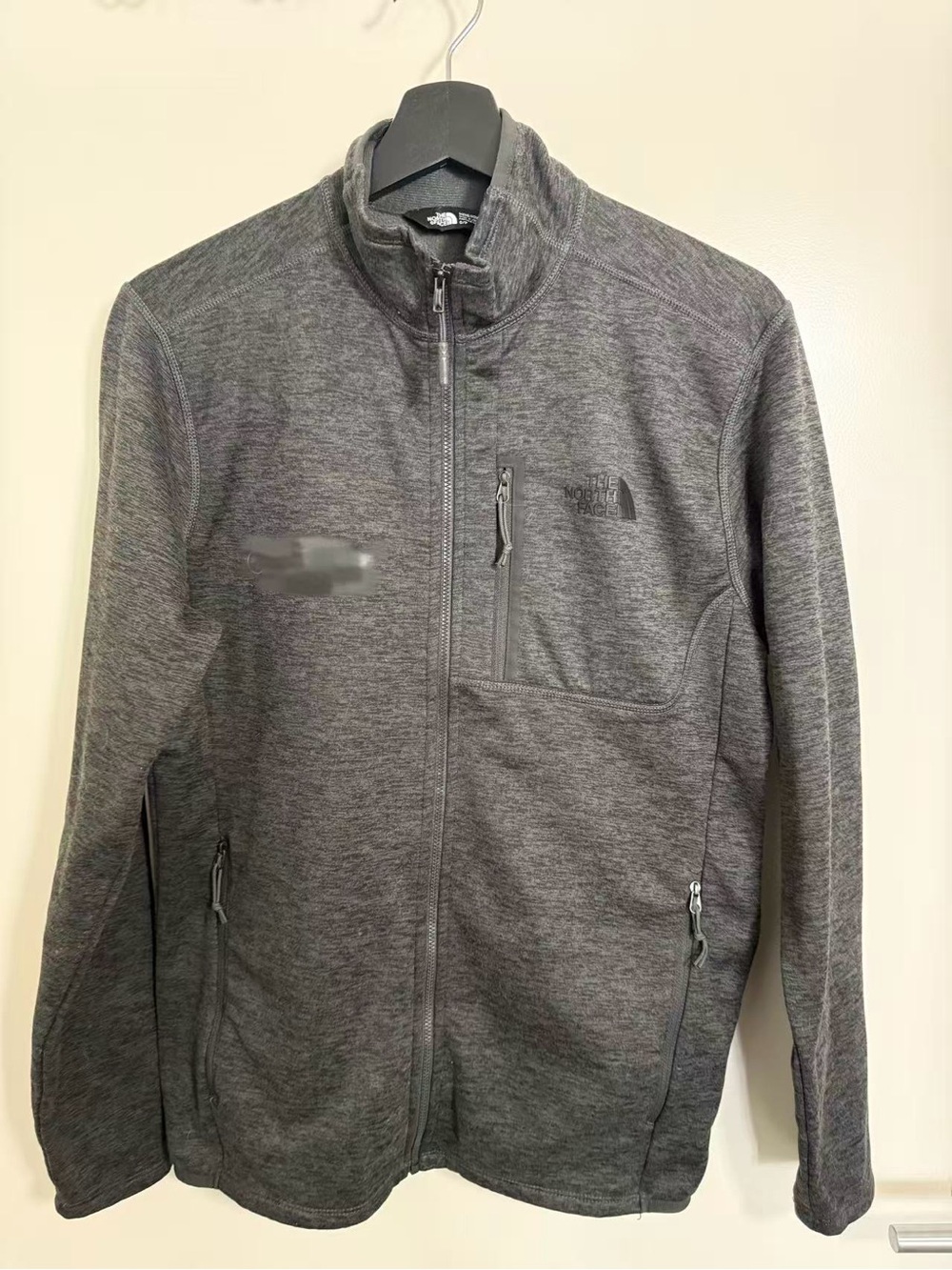 The North Face Men's Lightweight Heather Gray Full-Zip Jacket